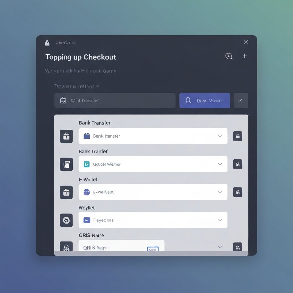 Demo proses checkout top‑up