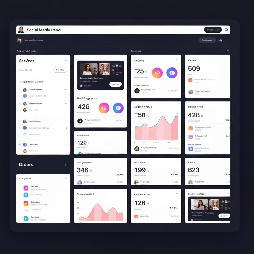 Demo panel SMM - dashboard